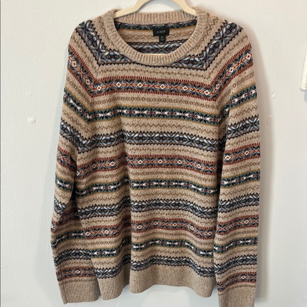 J. Crew Multicolor Striped Men's Sweater